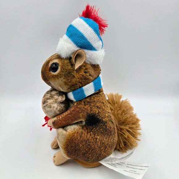 Gemmy Animated Squirrel Plush Christmas Friend Musical Tested Works Read - Picture 6 of 11